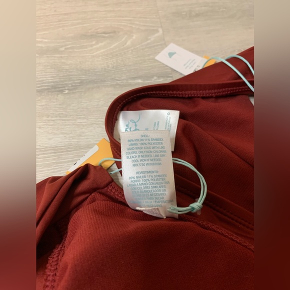 Kona Sol Faux Wrap Bikini 👙 Size Medium in Cinnamon - Picture 5 of 8